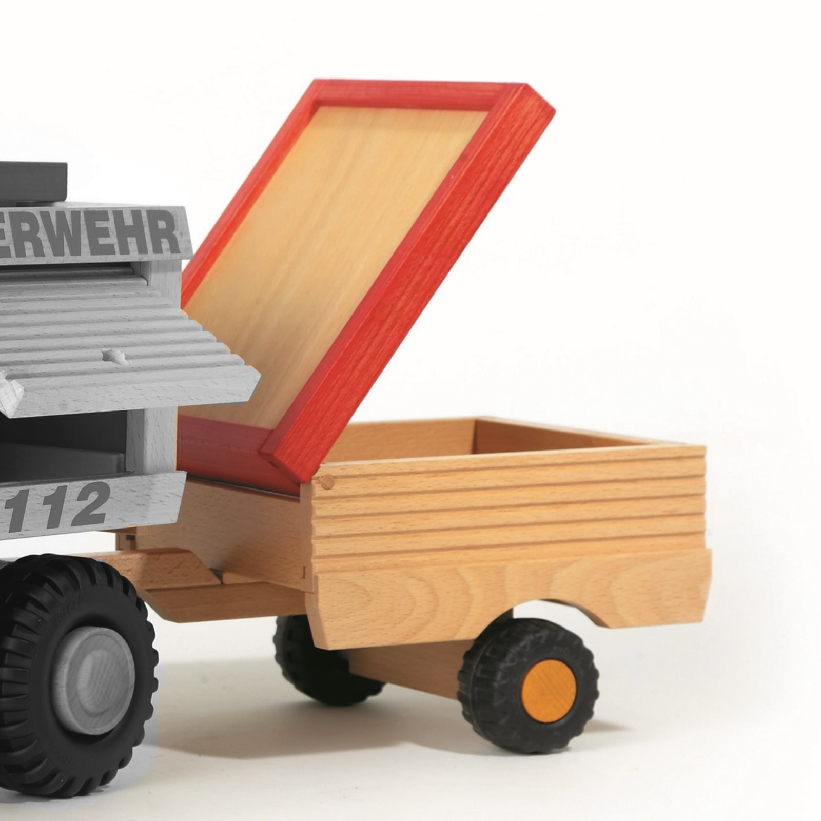 Uniwood SET Feuerwehr mit Anhänger