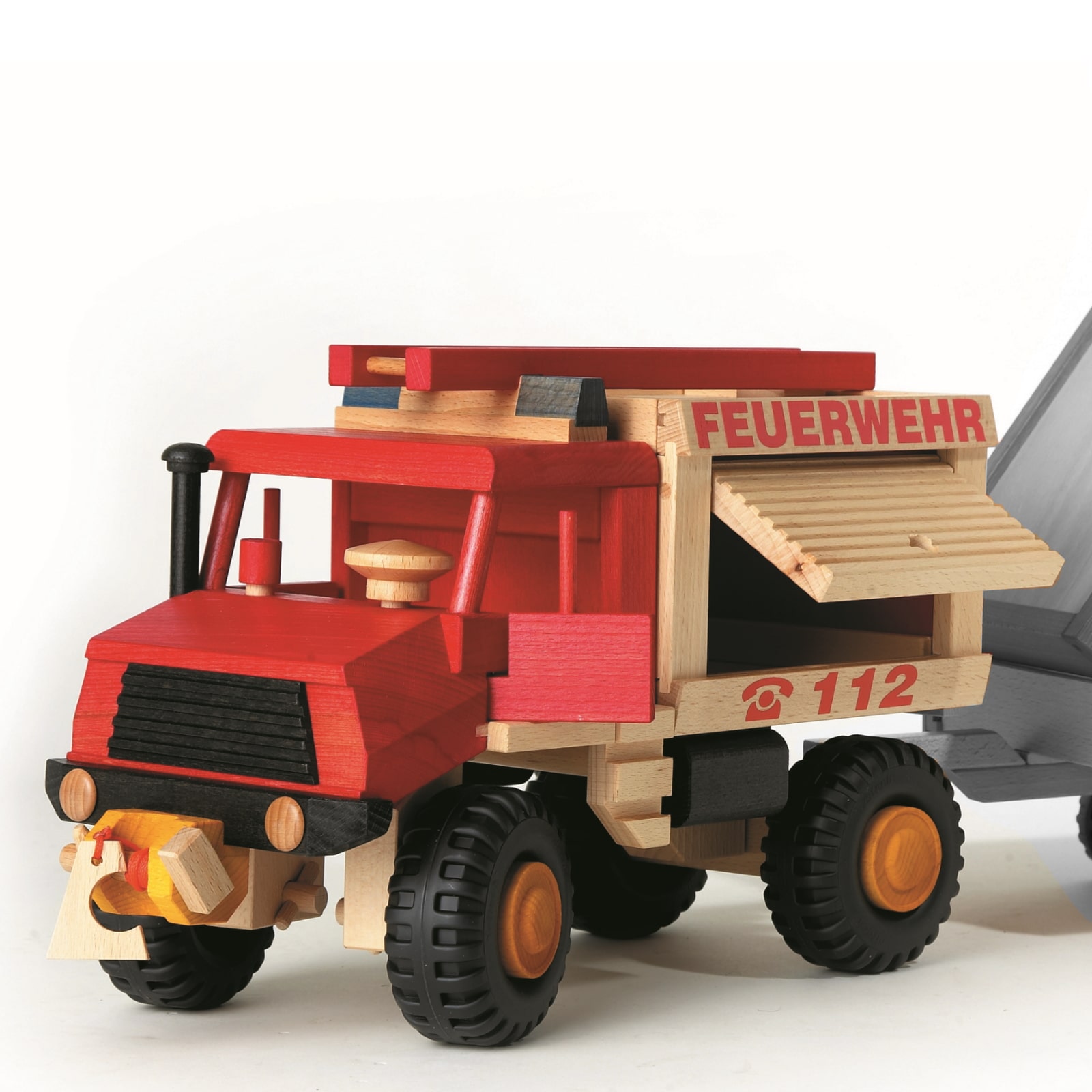 Uniwood SET Feuerwehr mit Anhänger