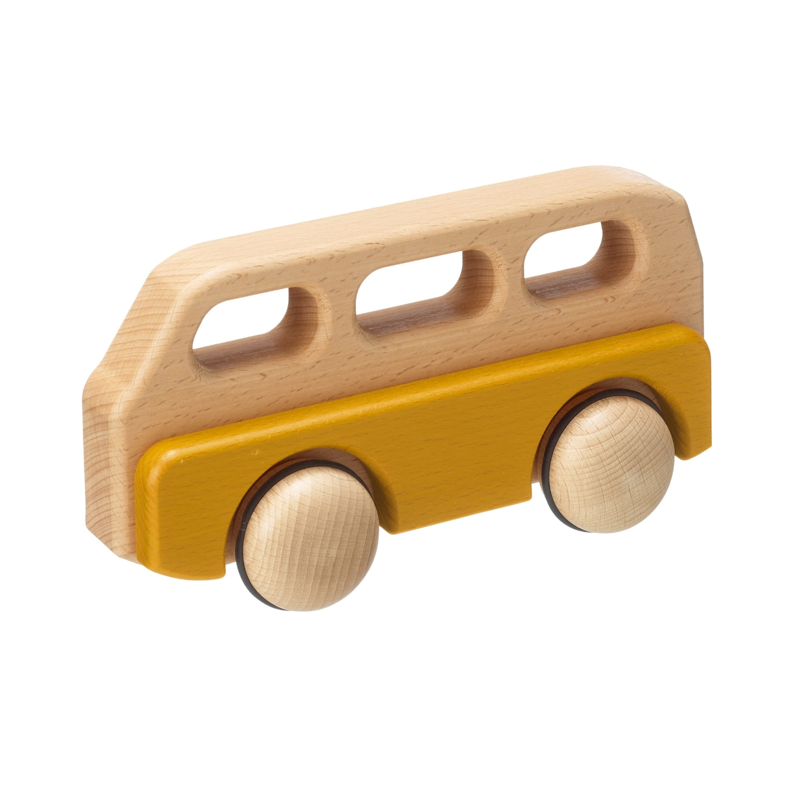 Fagus mini  Bus, gelb, Länge 19 cm